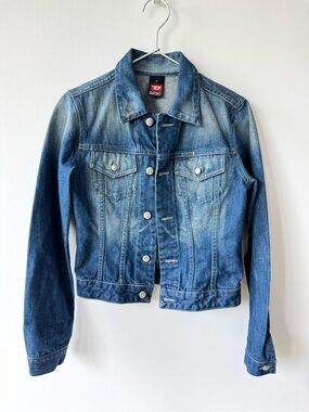 Diesel Made in Italy Vintage Mid 2000’s Y2K Denim Jacket - Size Small